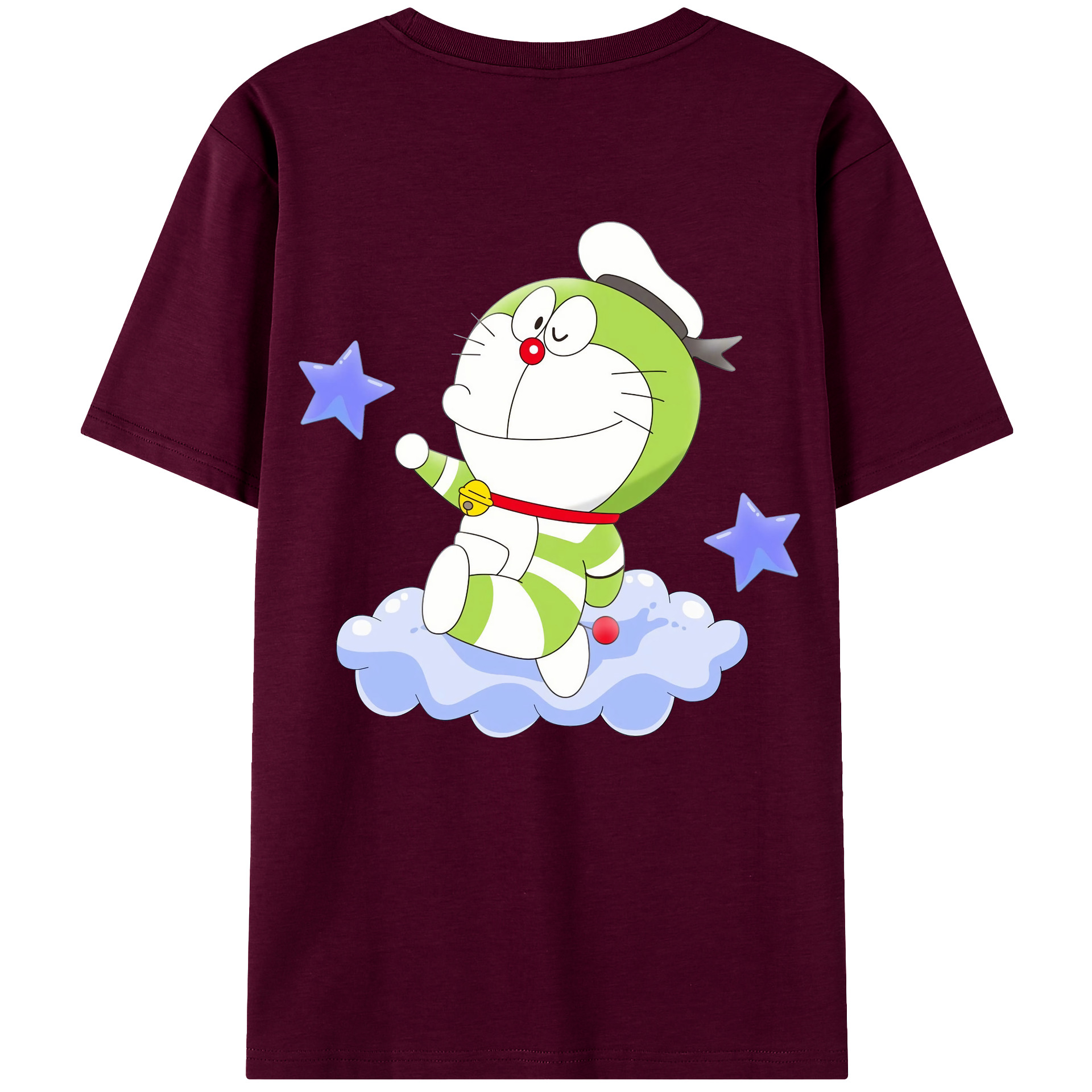 （画像用） ドラえもん Doraemon レディース半袖Tシャツ(バックプリント)
